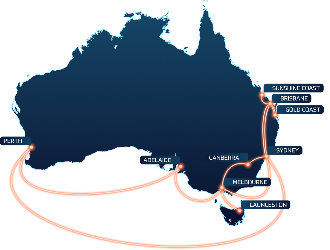 Telair Network Map